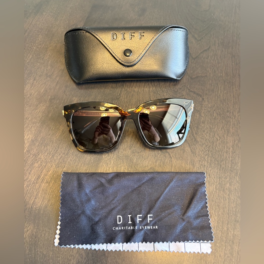 DIFF sunglasses - tortoise - image 2